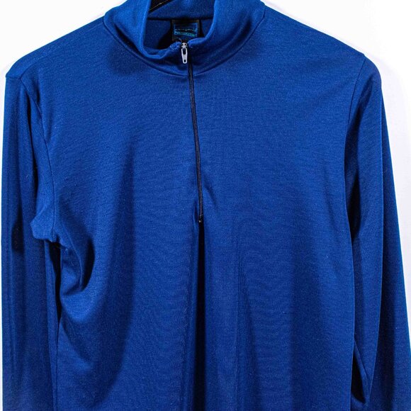 Patagonia Capilene Snap 1/4 Zip Long Sleeve Shirt Medium Base Layer Made in USA - Picture 3 of 10